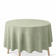 Round Linen Tablecloths Collection