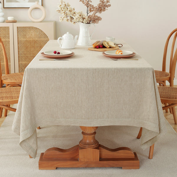 100% French Linen Tablecloth Square (55''*55'')