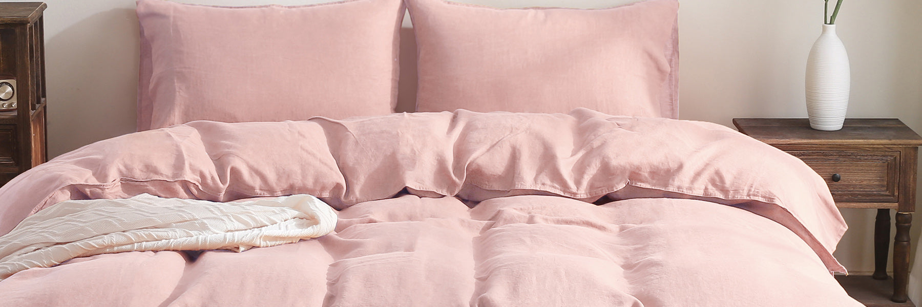 100% linen bedding set